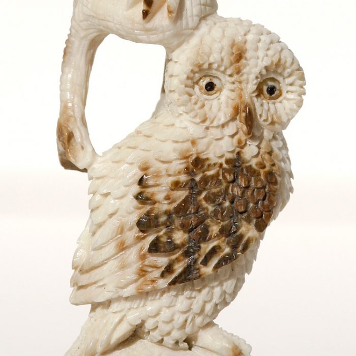 - Owl Stack Ivory Carving