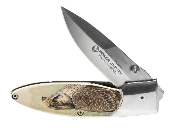 Matt Stothart Scrimshaw - Scrimshaw Knife Falcons