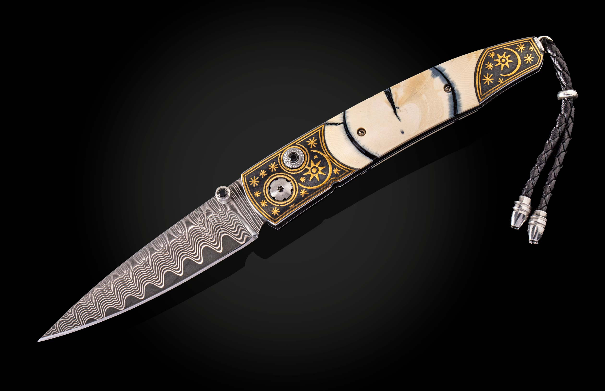 William Henry Limited Edition B10 Star Gaze Knife - Scrimshaw Collector