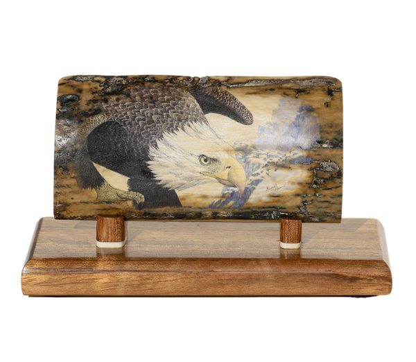 D. Adams Scrimshaw - Bald Eagle's Prey in Sight