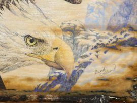 D. Adams Scrimshaw - Bald Eagle's Prey in Sight