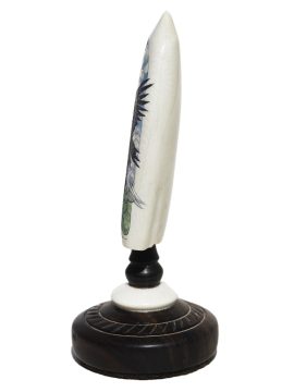 Matt Stothart Scrimshaw - Perched Bald Eagle