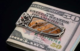 William Henry Pharaoh 'Flash Fire' Money Clip - Mammoth Tooth