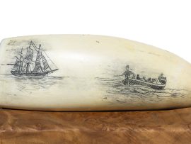 Unknown Artist - Double Sides Scrimshaw