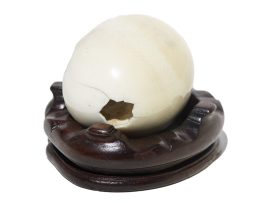 Unknown Carver - Ivory Egg Carving