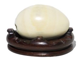 Unknown Carver - Ivory Egg Carving