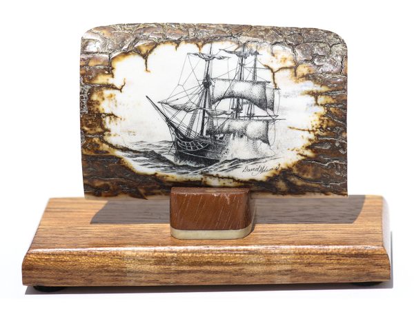 David Adams Scrimshaw - Ship in Heavy Seas