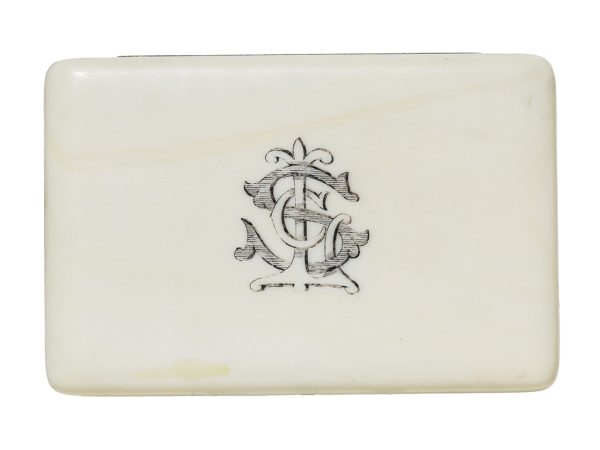 Unknown Artist - Antique Box - Scrimshaw Collector