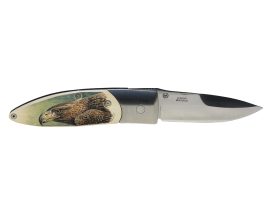 Matt Stothart Scrimshaw - Scrimshaw Eagles Knife