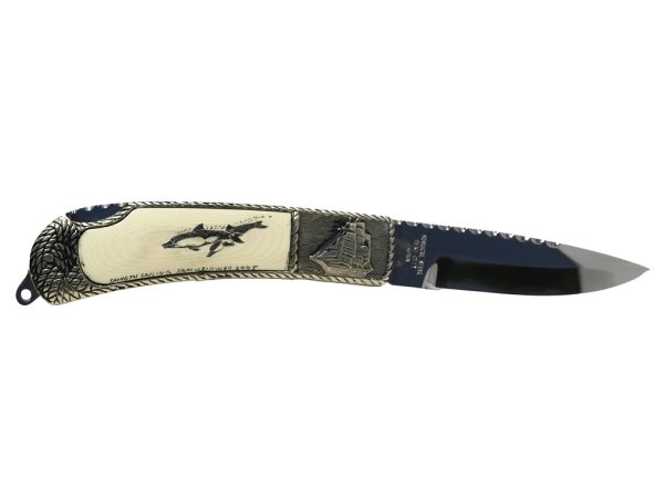 Sam McDowell Scrimshaw - Smooth Sailing Knife