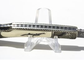 Sam McDowell Scrimshaw - Smooth Sailing Knife