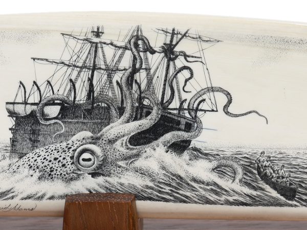 David Adams Scrimshaw - Giant Octopus Victory!