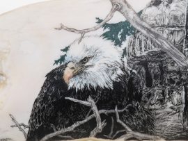 Charles Emerson Scrimshaw - Bald Eagle and Totem