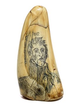 Thomas Mac Donieh Scrimshaw - Andrew Jackson 1812