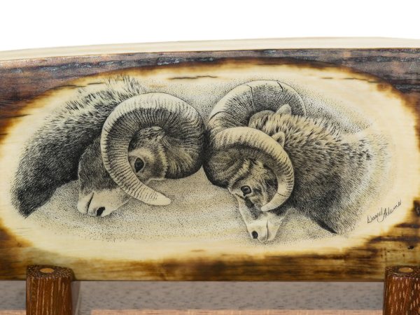 David Adams Scrimshaw - Battling Rams