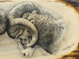 David Adams Scrimshaw - Battling Rams