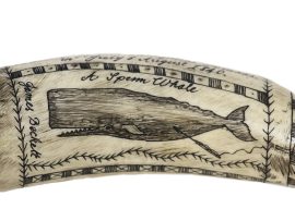 James Beckett Scrimshaw - Whaler 