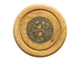 Unknown Maker - Antique Ivory Poker Chip