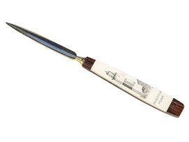 David Smith Scrimshaw - Montauk Point Letter Opener